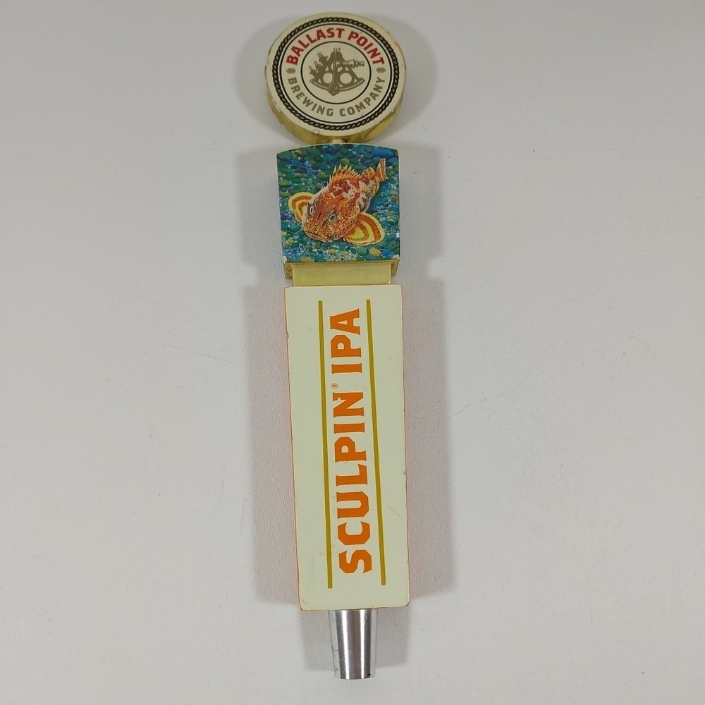BALLAST POINT - SCULPIN IPA - BEER‎ TAP HANDLE  Man Cave Brew